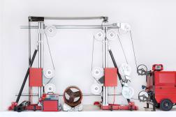 Modular portal wire saw